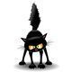 Fierce Black Cat Cartoon, Vectors | GraphicRiver