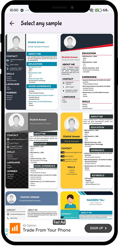 CV Maker and Resume Builder App by nadeemtaj12 | CodeCanyon