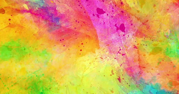 Watercolor background animation.Abstract holographic motion graphic.