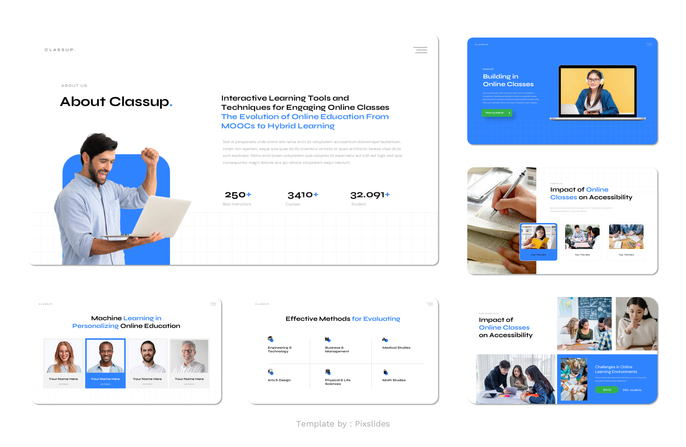Classup - Online Class Education PowerPoint Presentation, Presentation ...