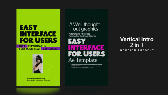 Instagram Reels and Stories Intro Pack | Vertical Openers Openers template preview