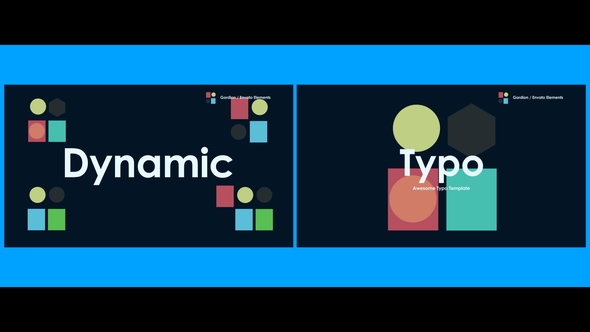 Kinetic Text Opener | Dynamic Typography Titles template preview