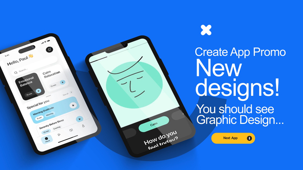 Modern Mobile App Promo | Clean Marketing Product Promo template preview