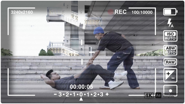 Camera Recording Overlay Pack | After Effects Template Elements template preview