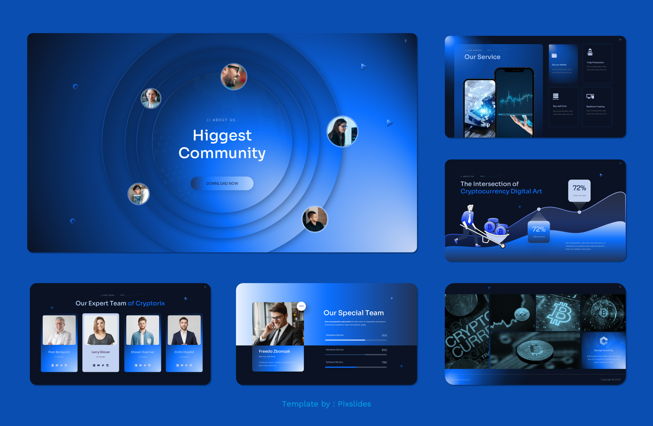 Cryptorix - Cryptocurrency & Bitcoin PowerPoint Presentation Template ...