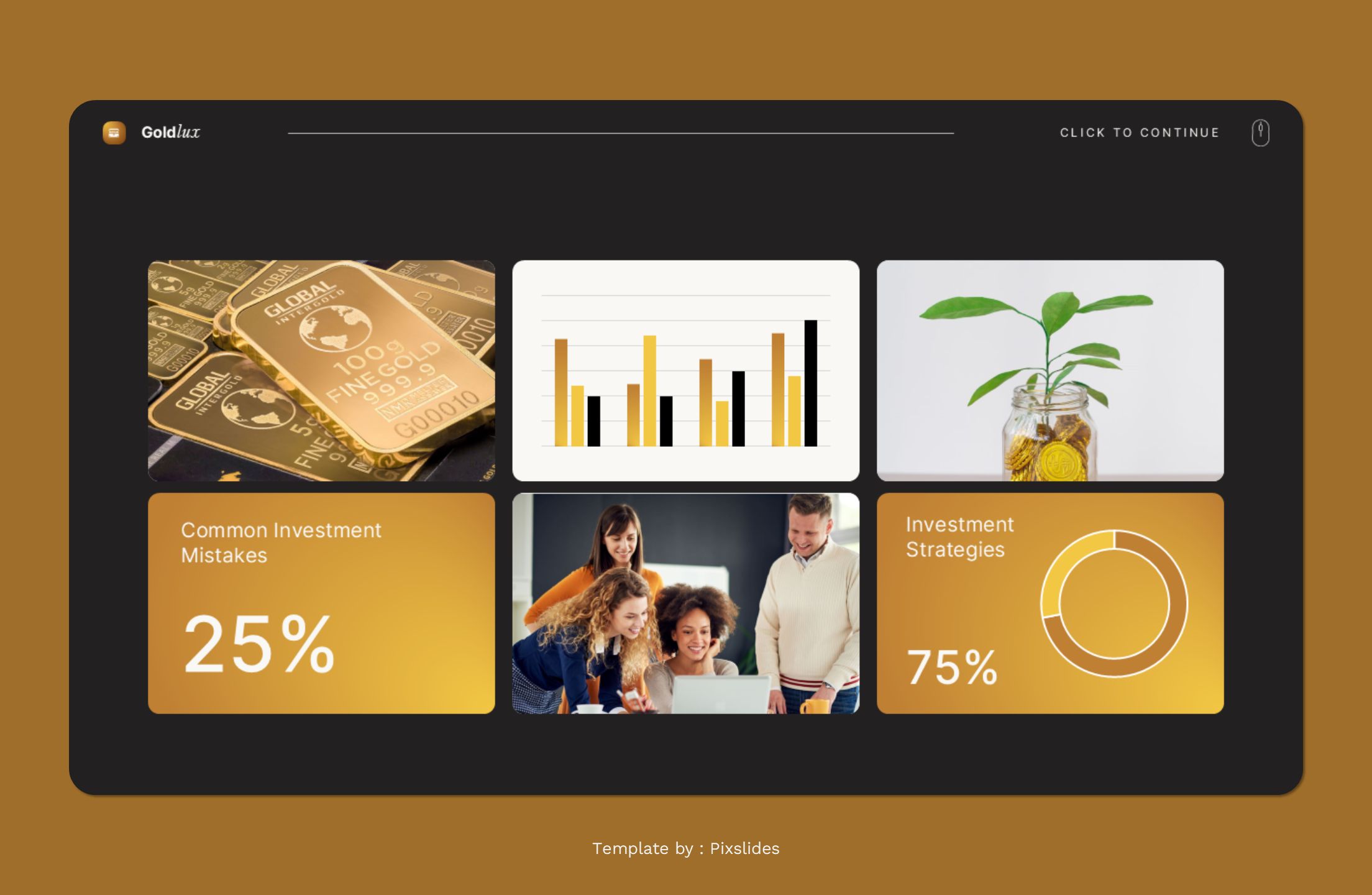 Goldlux - Gold Luxury Keynote Business Presentation Template ...