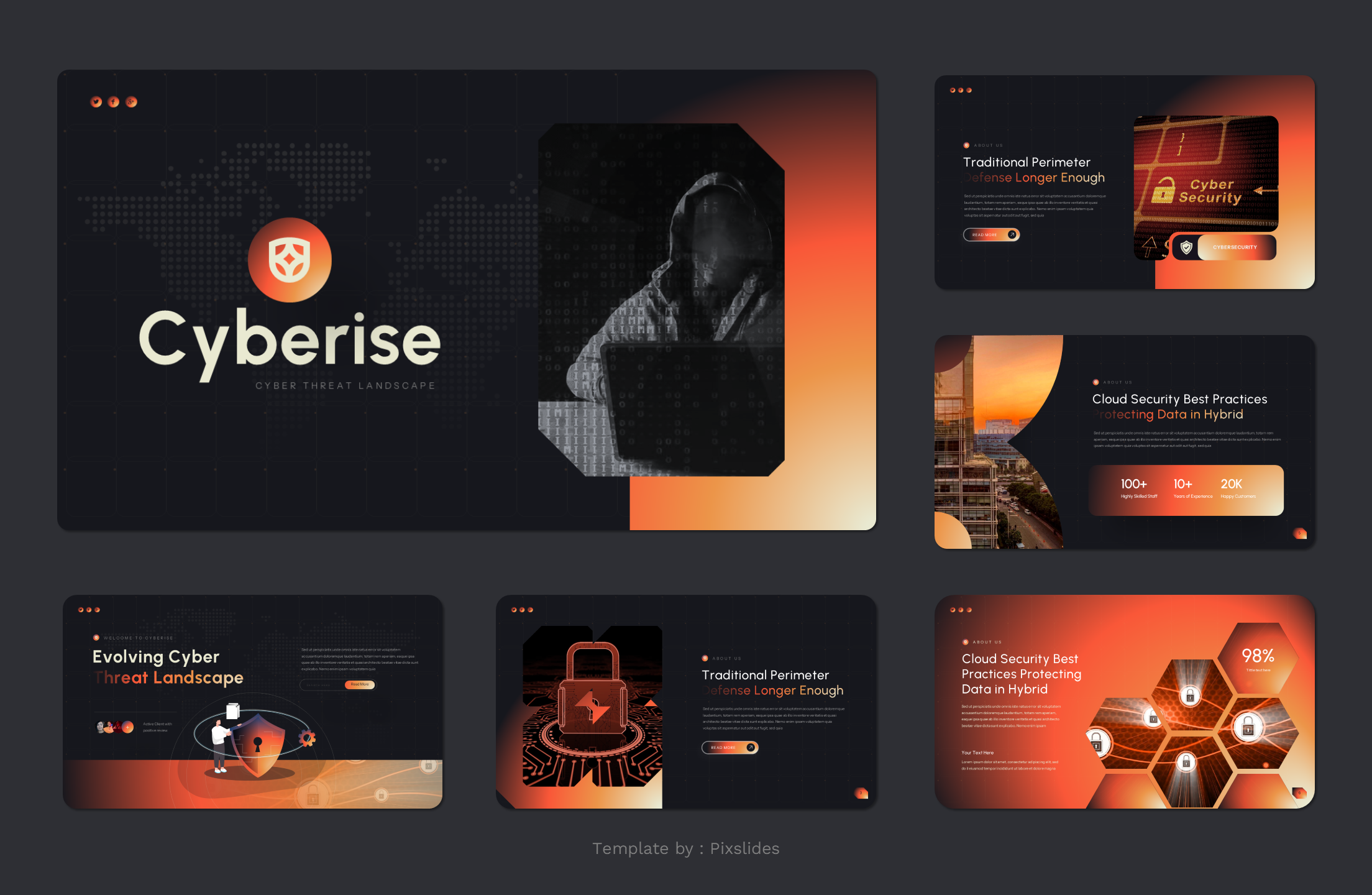 Cyberise - Cybersecurity Powerpoint Presentation Template, Presentation ...