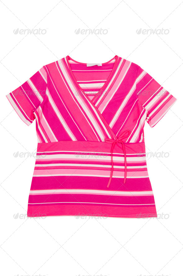 Amazing striped dress. - Stock Photo - Images