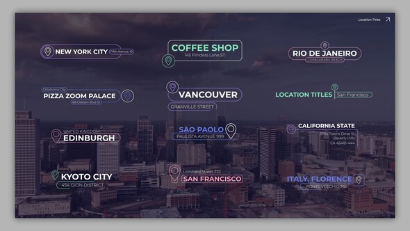 Location Line Titles v2 Titles template preview
