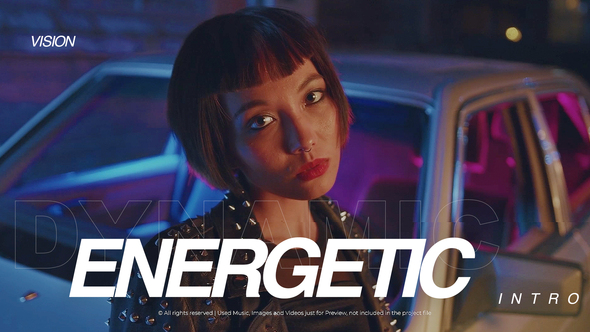 Dynamic Energetic Intro for After Effects Openers template preview