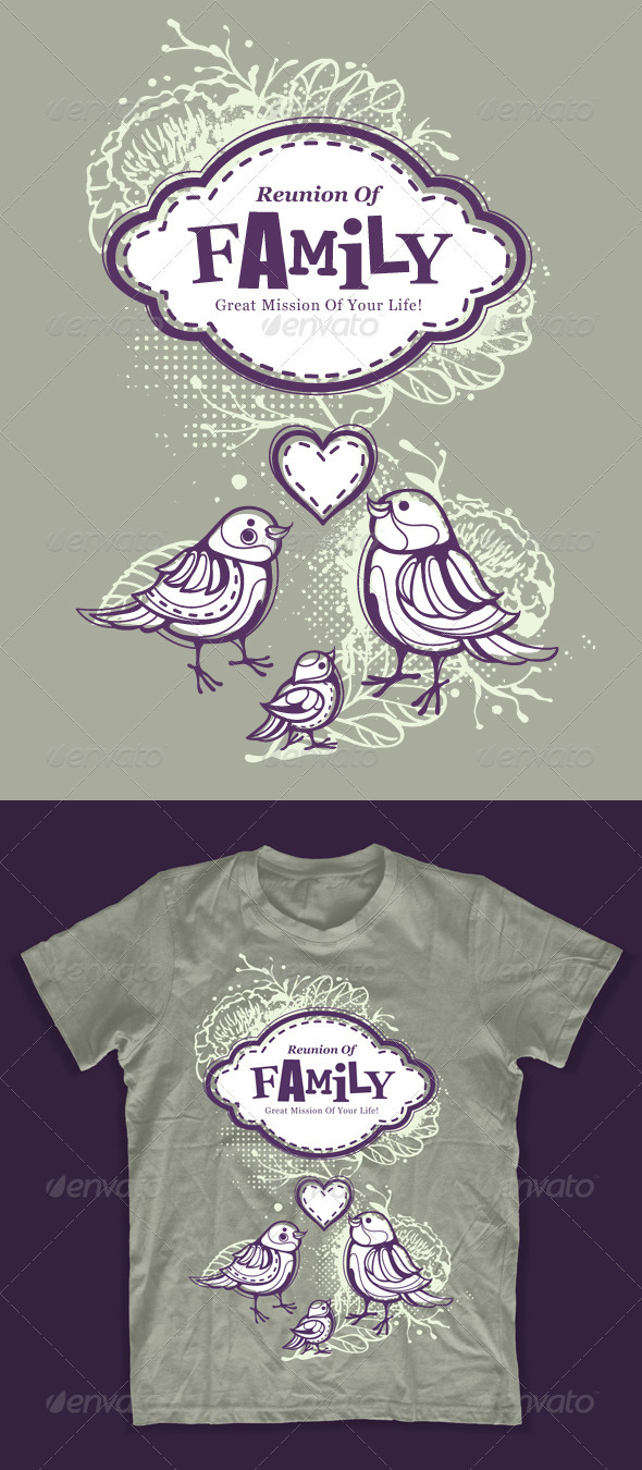 Bizarre T-shirt Design on Family Theme - Events T-Shirts