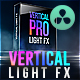 Vertical Light FX &amp; Transitions for Davinci Resolve Free - VideoHive Item for Sale