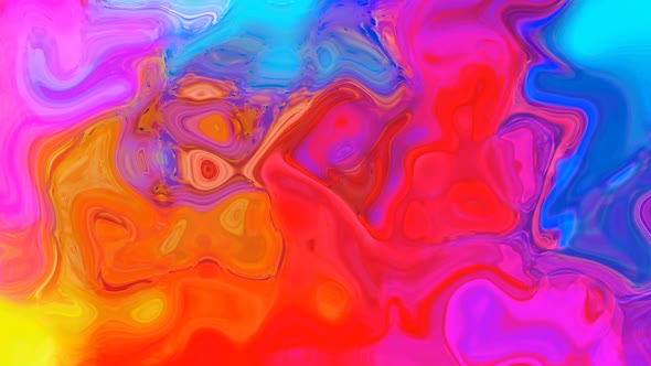 Abstract colorful trendy liquid wave paint background alt