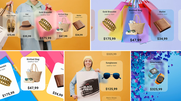 Carousel Glass Sliders Openers template preview