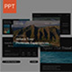 Black Travel Company Profile PowerPoint Presentation