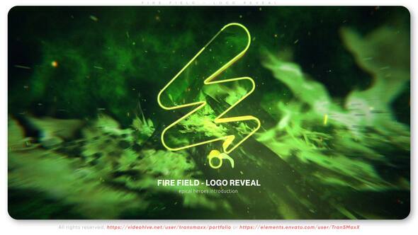 Epic Fire Battlefield Logo Reveal  | After Effects Template Openers template preview