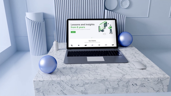 Laptop Showcase Product Promo template preview