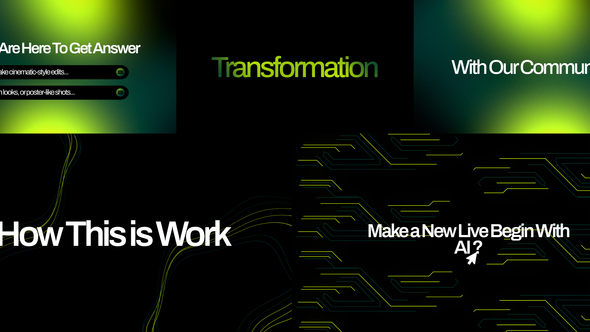 AI Intro After Effect Elements template preview