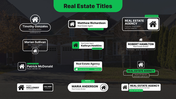 Real Estate Titles Titles template preview