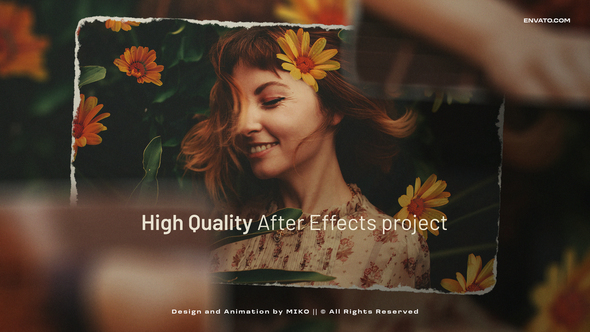 Photo Collage Slideshow Video Displays template preview