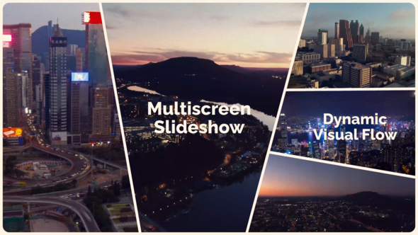 Multiscreen Slideshow Video Displays template preview