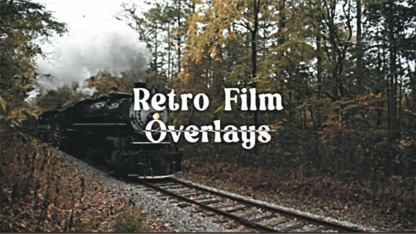 Retro Overlay Elements template preview