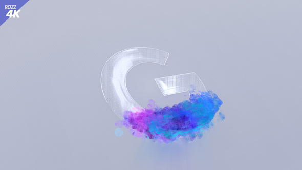 Digital 3D Wipe Smoke Logo Stings template preview