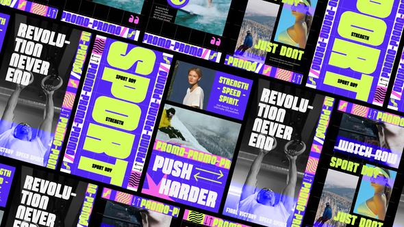 Sport Women’s Cup Promo Opener Elements template preview