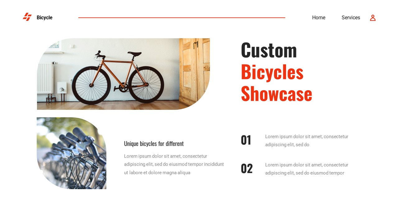 Bicycle PowerPoint Template, Presentation Templates | GraphicRiver