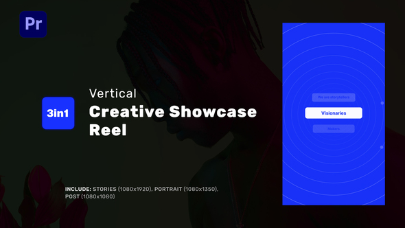 Creative Showcase Reel for Premiere Pro Premiere Pro template preview