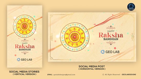 Happy Raksha Bandhan Openers template preview