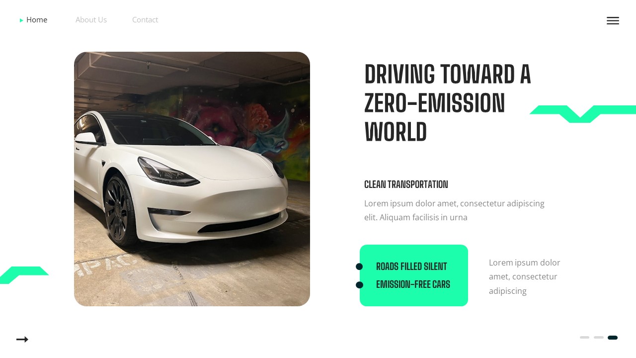 Electric Car Google Slide Template, Presentation Templates | GraphicRiver