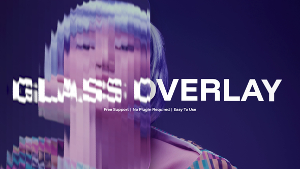 Textured Glass Elements template preview