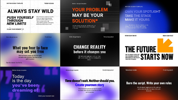 Typewriter Titles template preview