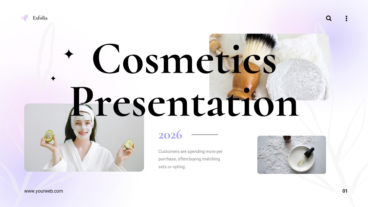 Cosmetics PowerPoint Template, Presentation Templates | GraphicRiver