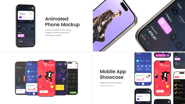 Phone App Promo Mockup Product Promo template preview