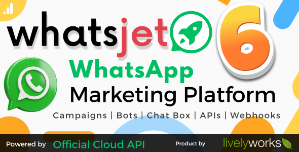 WhatsJet SaaS - A WhatsApp Marketing Platform with Bulk Sender