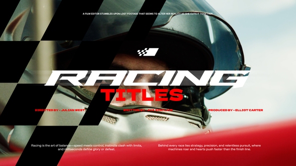 Racing Titles Titles template preview