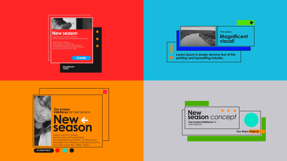 Modern Titles Titles template preview