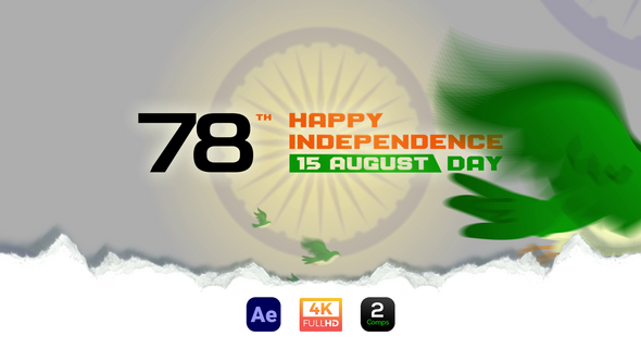 India Independence Day Opener – 15 August AE Intro Openers template preview