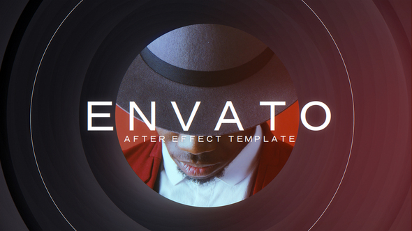 Circle Motion Slideshow | Cinematic Opener Video Displays template preview