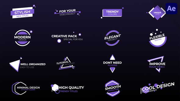 Text Titles Animation alt