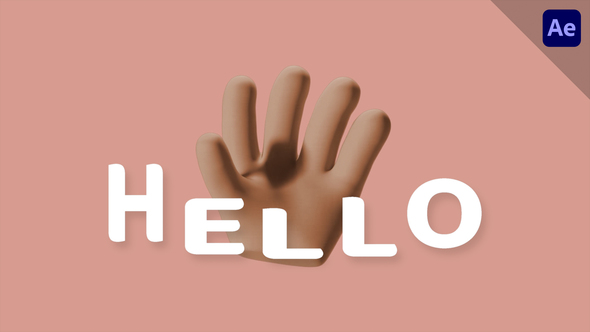 Animated Typeface Titles template preview