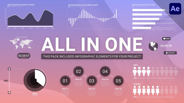 Infographics Set Infographics template preview