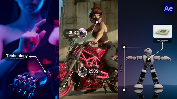 Call Outs Infographics template preview