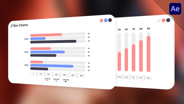 Bar Graph Chart Infographics Infographics template preview