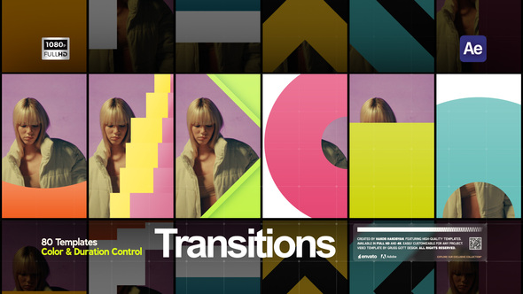 Vertical Simple Transitions Elements template preview