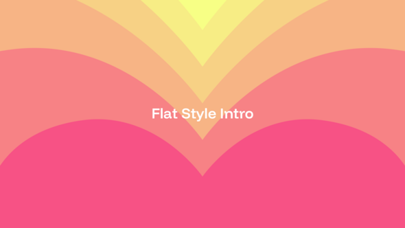Flat Style Intro Openers template preview