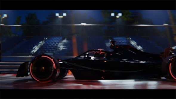 Racing Car Logo Reveal Logo Stings template preview