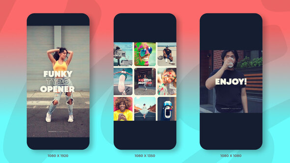 Funky Opener Reels Openers template preview